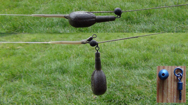 Using a large eyed swivel