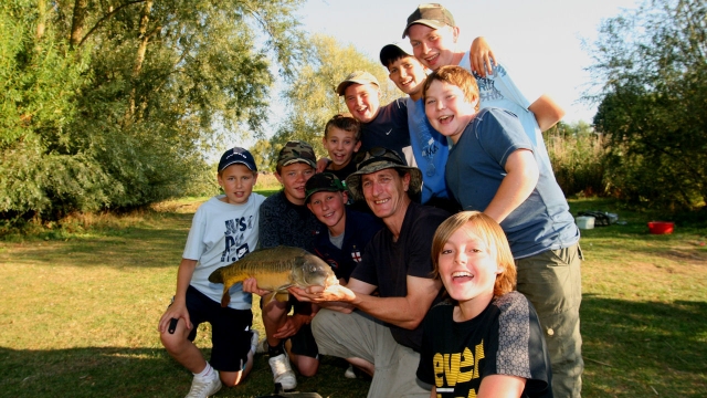 Time out and a social on Vermuyden lake