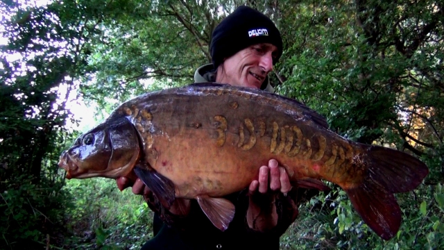 First fish from the dead-end-swim at 22lb, middle of the night, chest deep in waders, proper!